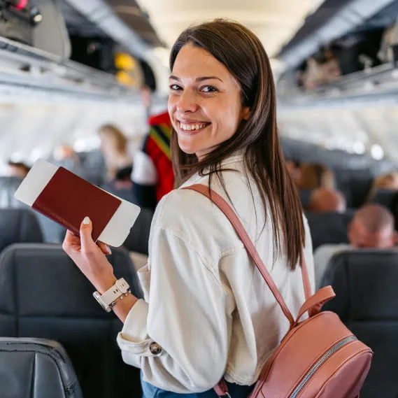 traveler in plane 2